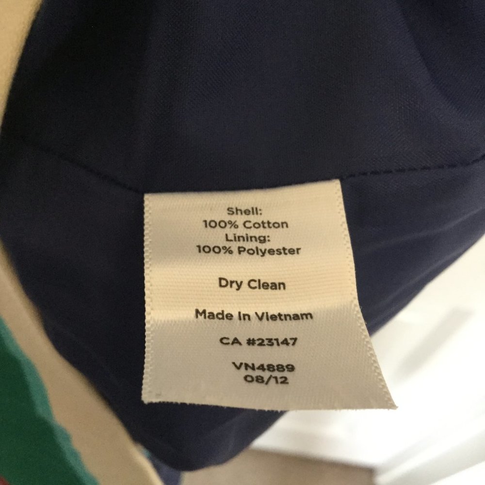 Talbots Size 8 Multi Color Midi Striped Skirt Guc - image 4